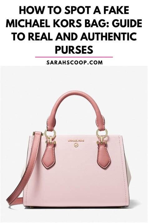 how can you tell michael kors purse is real|michael kors bag authenticity.